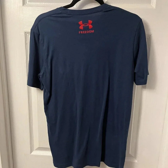 Men’s Under Armor Freedom Short Sleeve Tee Shirt Size Medium - Picture 2 of 8